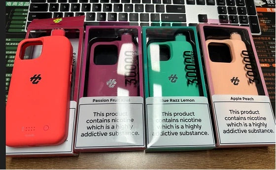 Coque iPhone iPuff : L'Innovation 2-en-1 qui Révolutionne Votre Quotidien (30 000 Bouffées)