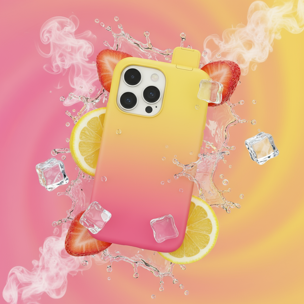 Coque fraise-citron style 1