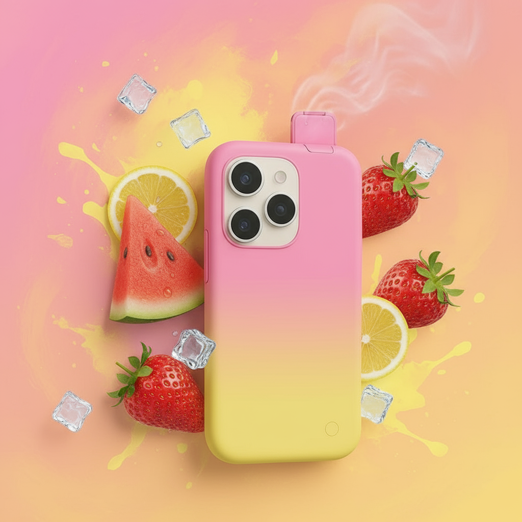 Coque fraise-citron style 1