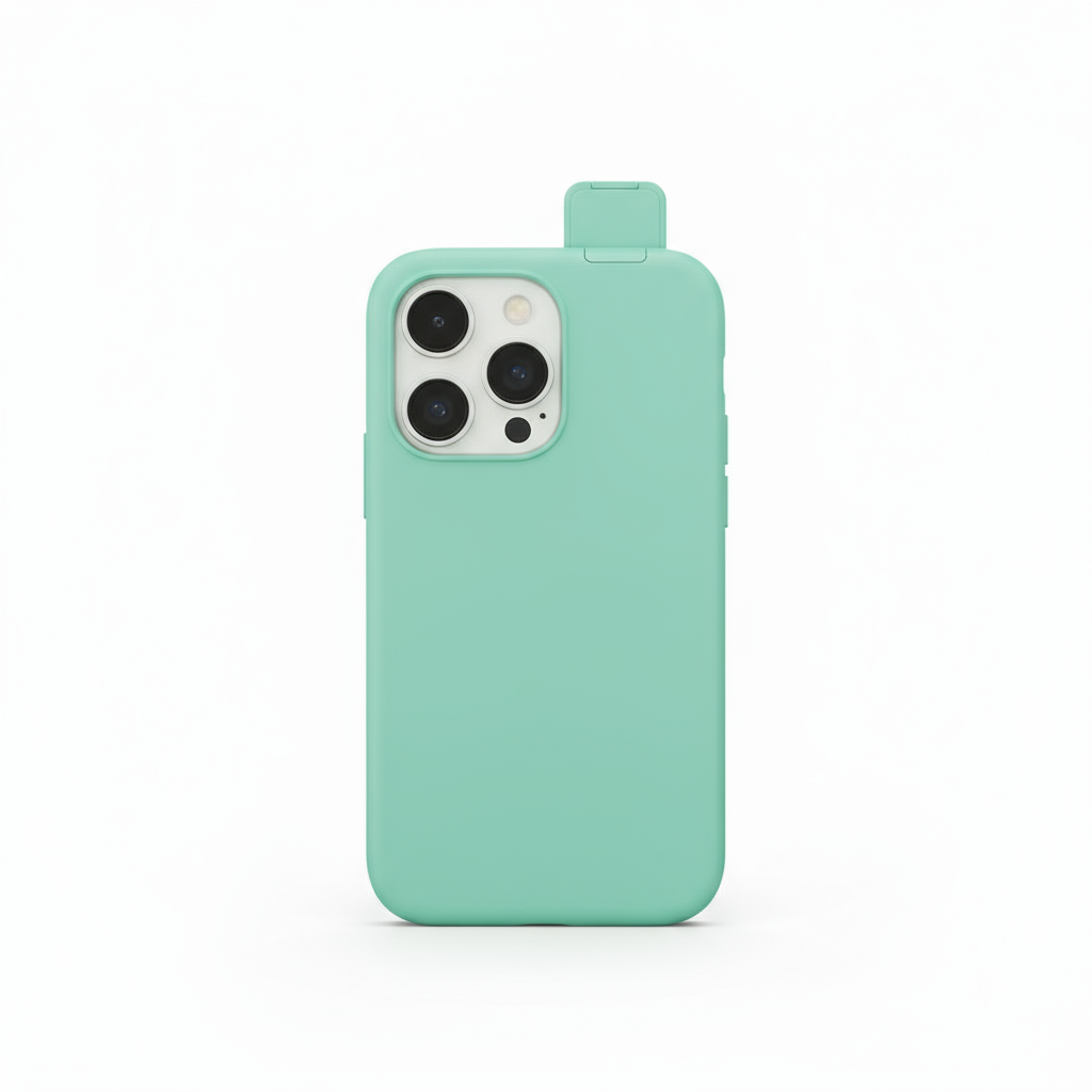 Coque menthol cool fond blanc