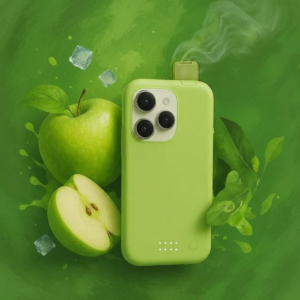 Coque verte sans logo